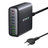 Chargeur mural BLITZWOLF BW-S26 250 W, GaN à 8 ports, noir