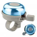 Sonnette de vélo en métal pour guidon – classique et puissante, bleue