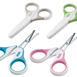 NUK Ciseaux de soins pour enfants avec étui beige