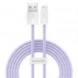 Câble USB–Lightning BASEUS Dynamic 2, 2 m, 2,4 A, violet