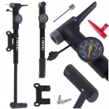 Mini-pompe à vélo portable avec manomètre