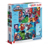 Puzzle Clementoni Marvel Super-héros 2x20 pièces