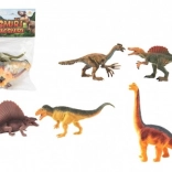 Dinosaures en plastique 16–18 cm, lot de 5 pièces