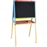 Tableau multi-activités en bois 56 × 43 cm avec accessoires