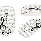 Souris sans fil au motif musical