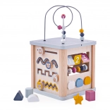 Cube d’activités motrices BIGJIGS BABY en bois FSC