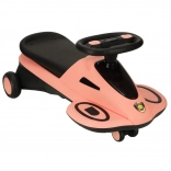 Porteur pour enfants avec roues LED et musique, rose et noir