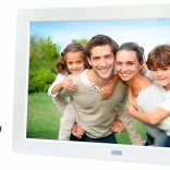 Cadre photo numérique 8" 16:9 blanc