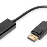 Adaptateur actif DisplayPort vers HDMI, 0,2 m, 4K UHD, noir