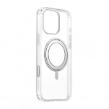 Coque transparente magnétique avec support BASEUS SkyRing 360° pour iPhone 16 Pro