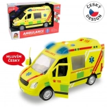 Ambulance à piles avec voix tchèque 1:16