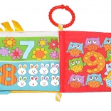 Livre en tissu pour bébés 15 × 15 cm