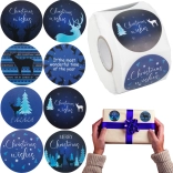 Autocollants de Noël sur rouleau 500 pièces