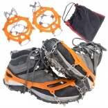 Couvre-chaussures antidérapants avec pointes et chaînes