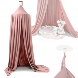 Baldaquin suspendu rose tipi pour chambre d’enfant