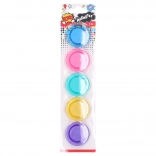 Aimants ronds colorés 40 mm – lot de 5 pièces