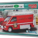 Jeu de construction Monti System MS 45 Véhicule de transport Renault Trafic 1:35 en boîte 22x16x5 cm