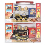 Locomotive en plastique fumante à piles