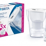 Carafe filtrante BRITA Marella 2,4 l blanche + 3 cartouches MAXTRA PRO Pure Performance