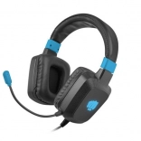 Casque de jeu FURY raptor noir‑bleu