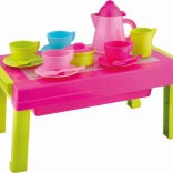 Service à café Androni avec table pliante 2 en 1 – 17 pièces