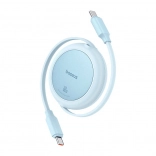 Baseus Free2Pull Mini câble USB‑C vers USB‑C 60 W 1 m – Bleu