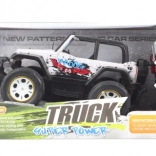 Voiture tout-terrain blanche télécommandée 1:16