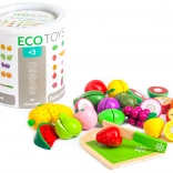 Fruits en bois à découper ECOTOYS