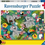Puzzle RAVENSBURGER Koalas et paresseux 2×24 pièces