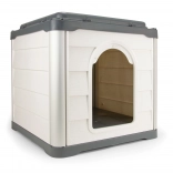 Loboo maisonnette pour chiens et chats Smartkave Cube anthracite à toit plat