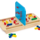 Small Foot Bataille navale – jeu de stratégie en bois pour 2 joueurs