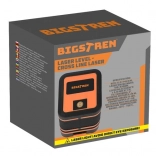 Niveau laser croix BIGSTREN à faisceau vert avec étui