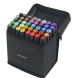 Marqueurs à double embout – lot de 40 pièces dans un étui