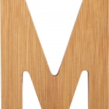 small foot lettre en bambou M