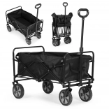Chariot de transport pliable grand noir ModernHome