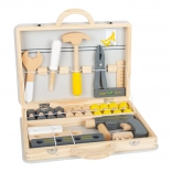 Mallette en bois avec outils Miniwob pour enfants