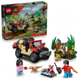 LEGO Jurassic World – Fuite devant le raptor en 4x4