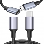 Câble USB‑C textile 2 m – charge rapide et transfert de données