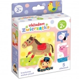CzuCzu Puzzle J’assemble les animaux - 5 sets