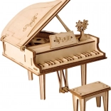 Robotime Rolife Puzzle 3D en bois Piano 74 pièces
