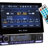 autoradio Blow SlideX avec écran 7" escamotable, RDS, MP3, USB, microSD et Bluetooth
