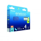Piles rechargeables Eneloop AAA 800 mAh 4 pcs avec boîtier
