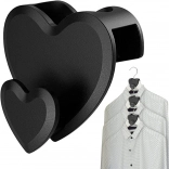 Organisateur de crochets pour cintres de garde-robe - ensemble de 12 pièces