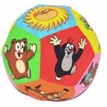 Balle textile avec motif de la Petite Taupe 15 cm