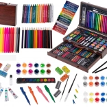 Ensemble artistique en bois de 123 pièces