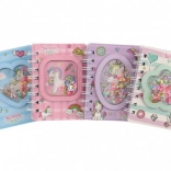 Carnet de poche à spirale avec licorne – 60 pages lignées (9,5 × 12 cm)