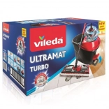 VILEDA Ultramat Turbo – serpillière plate avec essoreur à pédale