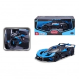 Modèle de voiture en métal 1:18 BUGATTI Bolide bleu‑noir