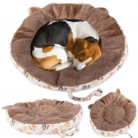 Lit en peluche pour chiens et chats 60cm