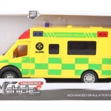 Ambulance jaune à piles